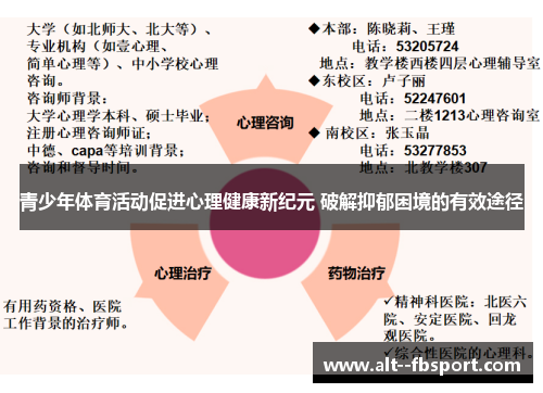 青少年体育活动促进心理健康新纪元 破解抑郁困境的有效途径